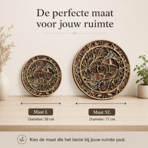 Mandala muurkunst Koivissen