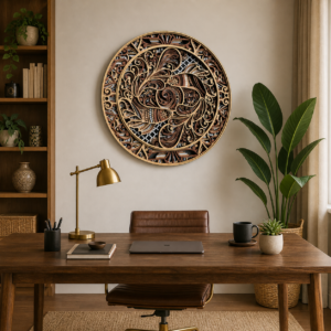 Mandala muurkunst Koivissen