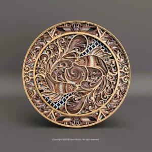 Mandala muurkunst Koivissen