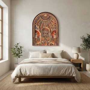 Gothic Cathedral Mandala 3D