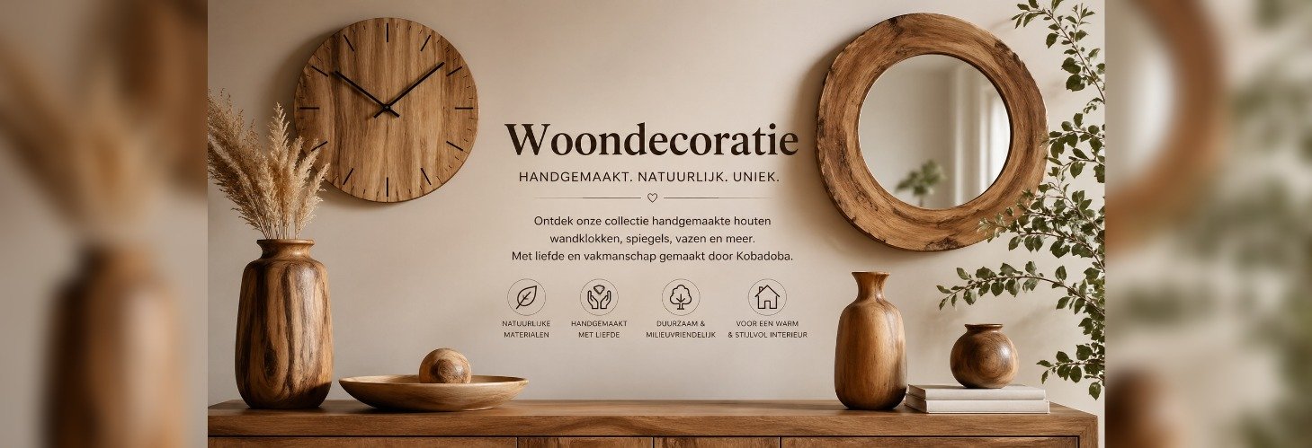 Handgemaakte Houten Woondecoratie