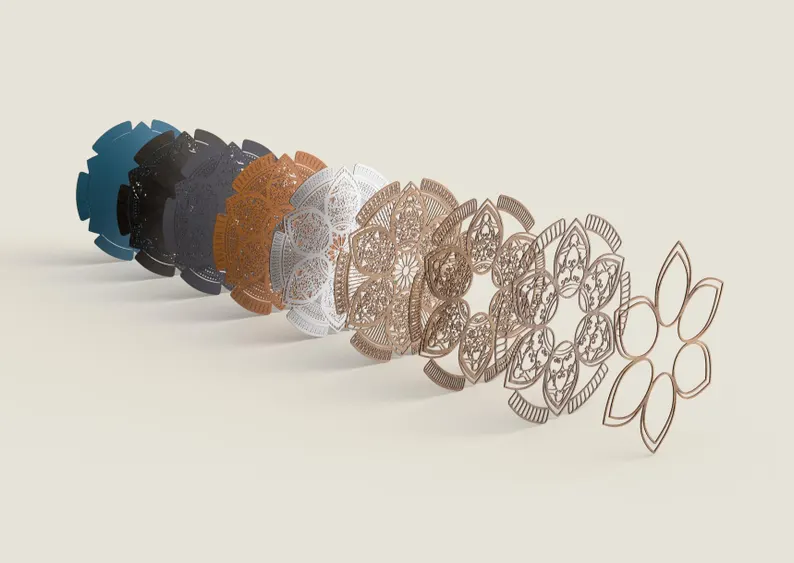 Hoe worden houten mandala’s gemaakt?